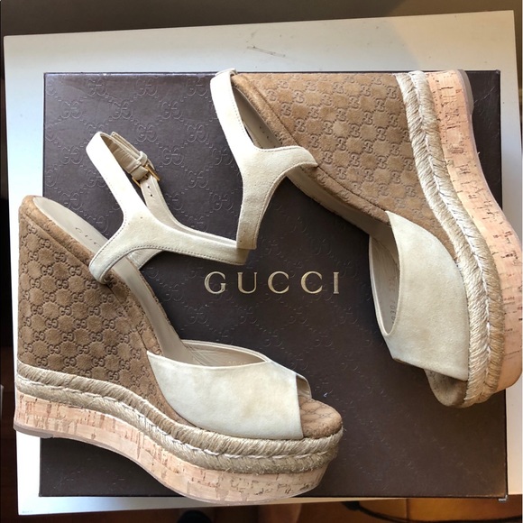 Gucci Shoes - NEW Gucci Wedges “Hollie”